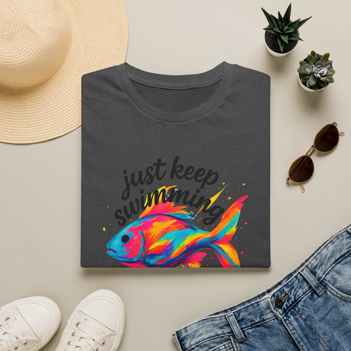 Colorful Rainbow Fish T-Shirt