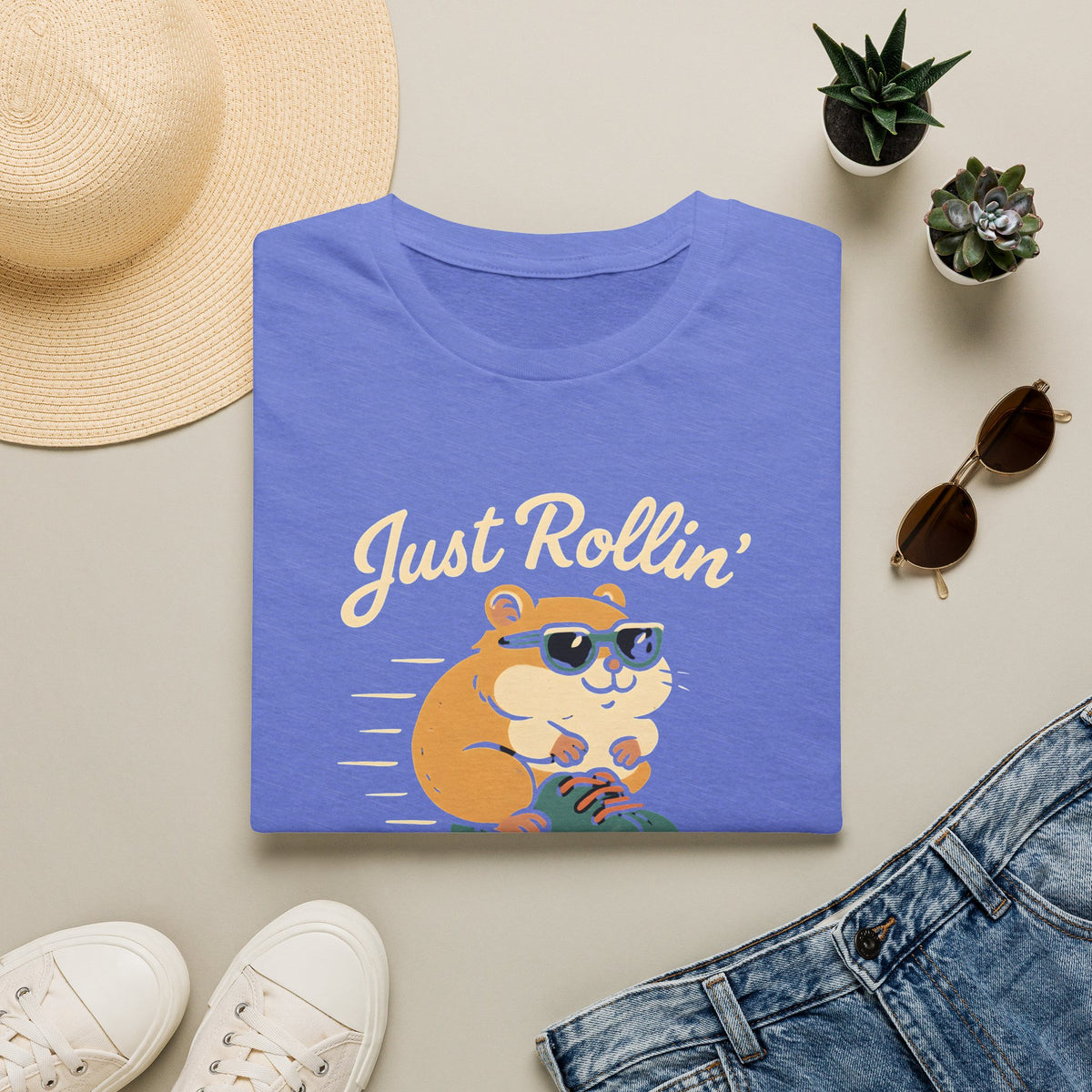 Just Rollin' Hamster T-Shirt