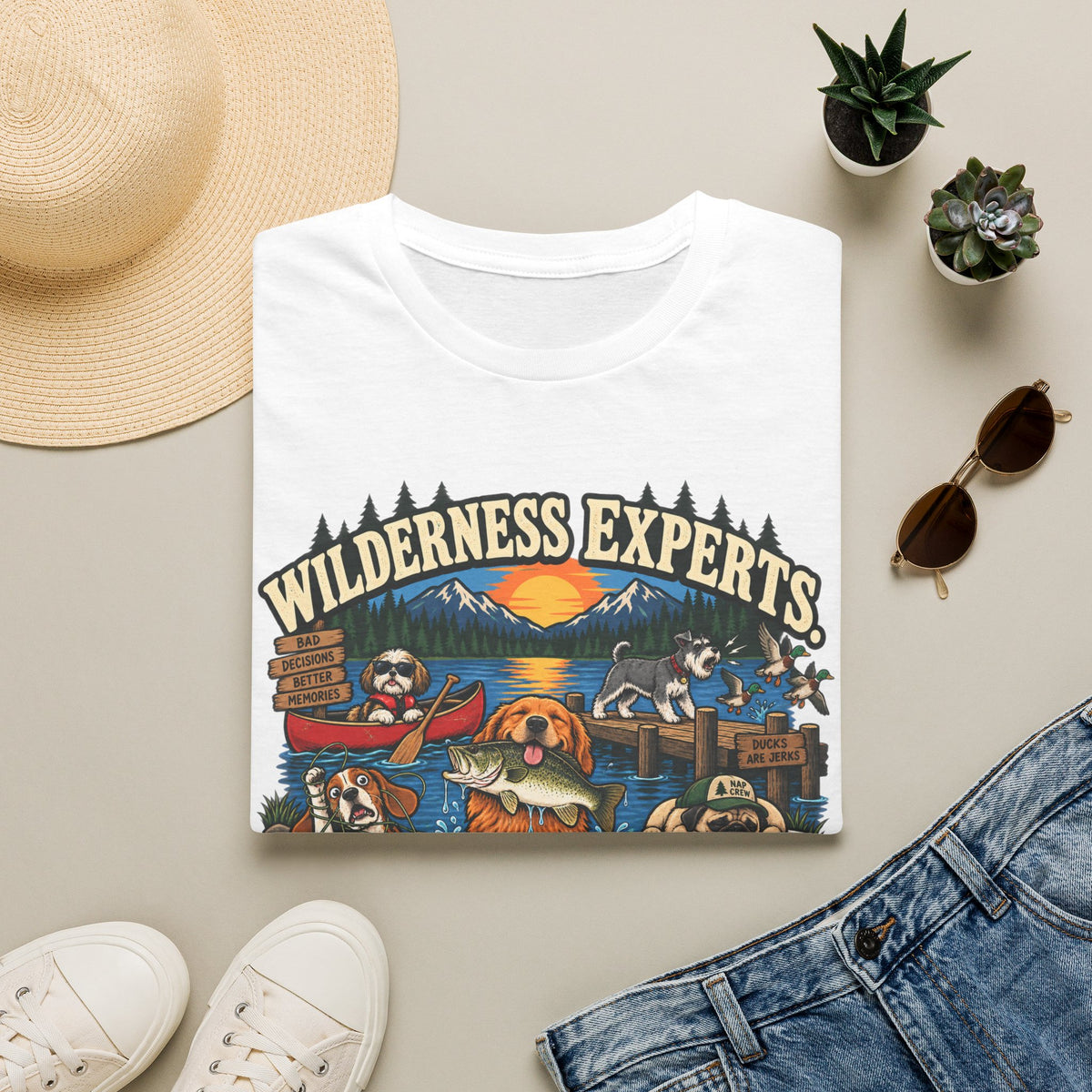 T-Shirt — Wilderness Experts Graphic Tee (Zero Qualifications)