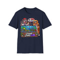 Canine Chaos Aquarium T-Shirt — Funny Dogs 'Now Save the Fish!' Graphic Tee