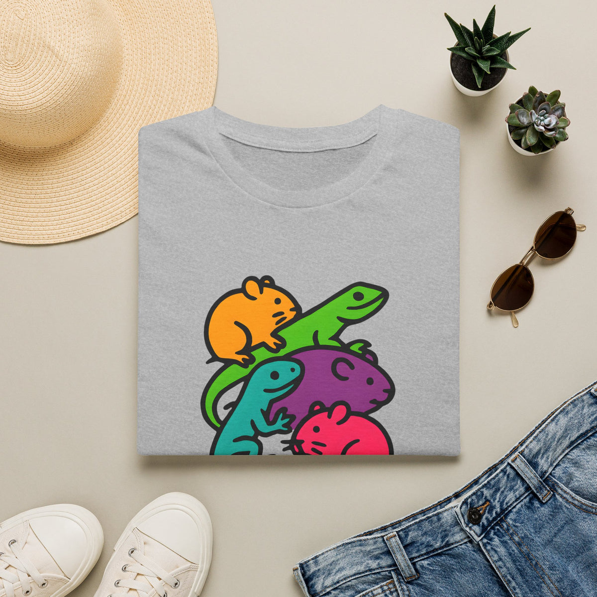 Colorful animal silhouettes T-Shirt