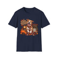 Fall Dog T-Shirt – "A Canine Cannot Care" Cozy Autumn Puppy Tee