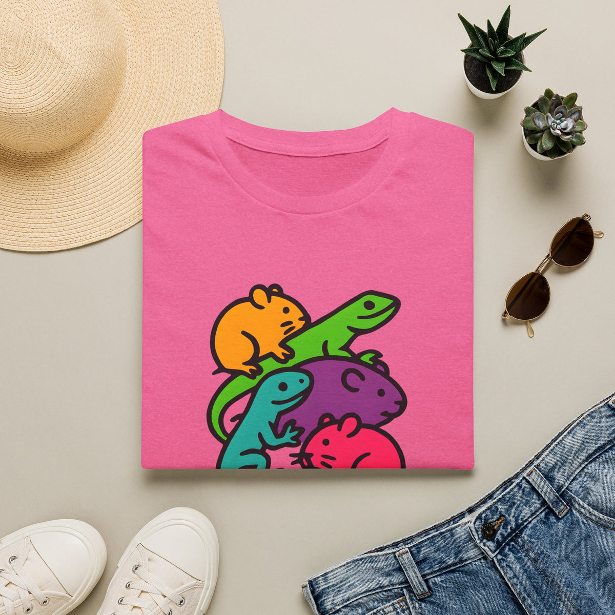 Colorful animal silhouettes T-Shirt