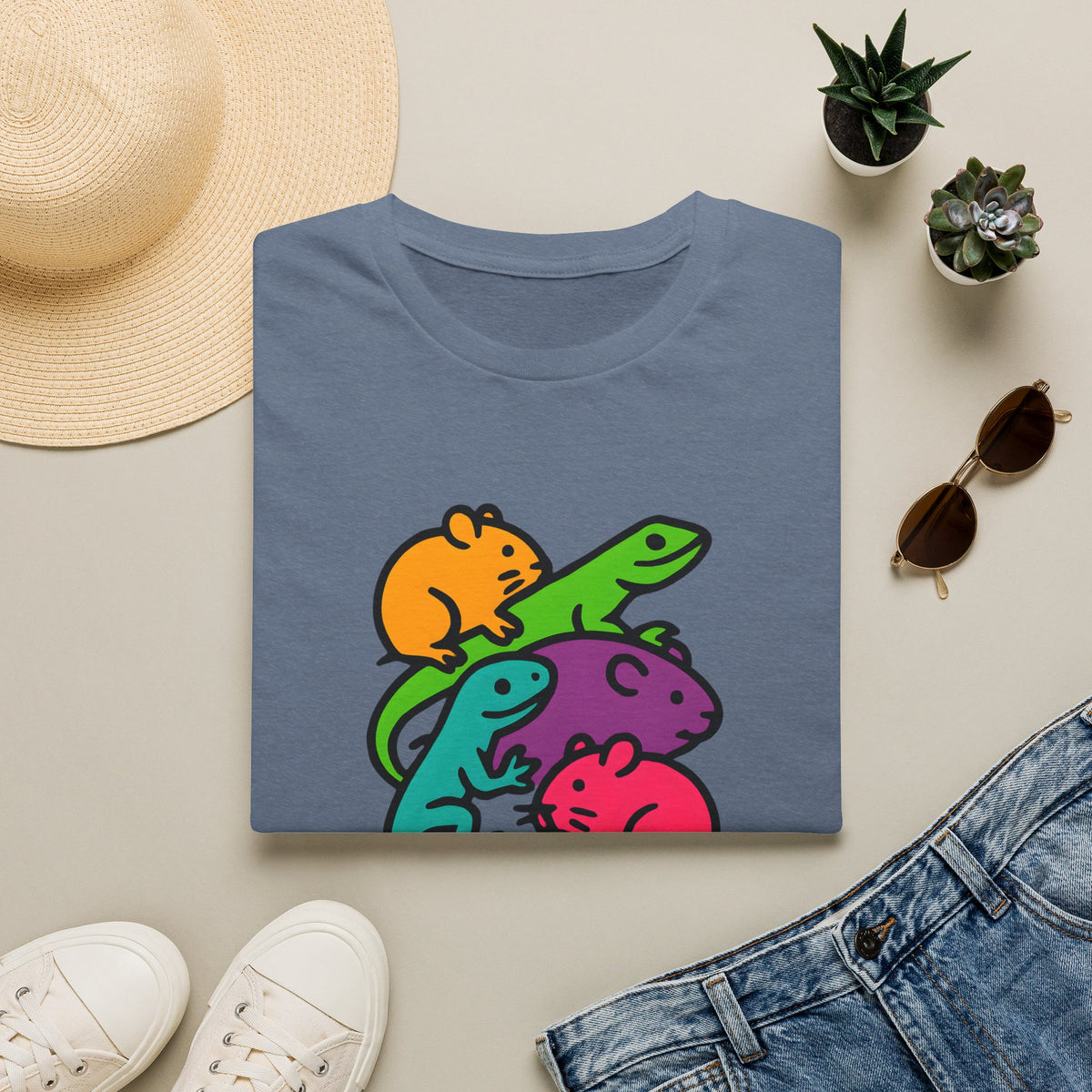 Colorful animal silhouettes T-Shirt