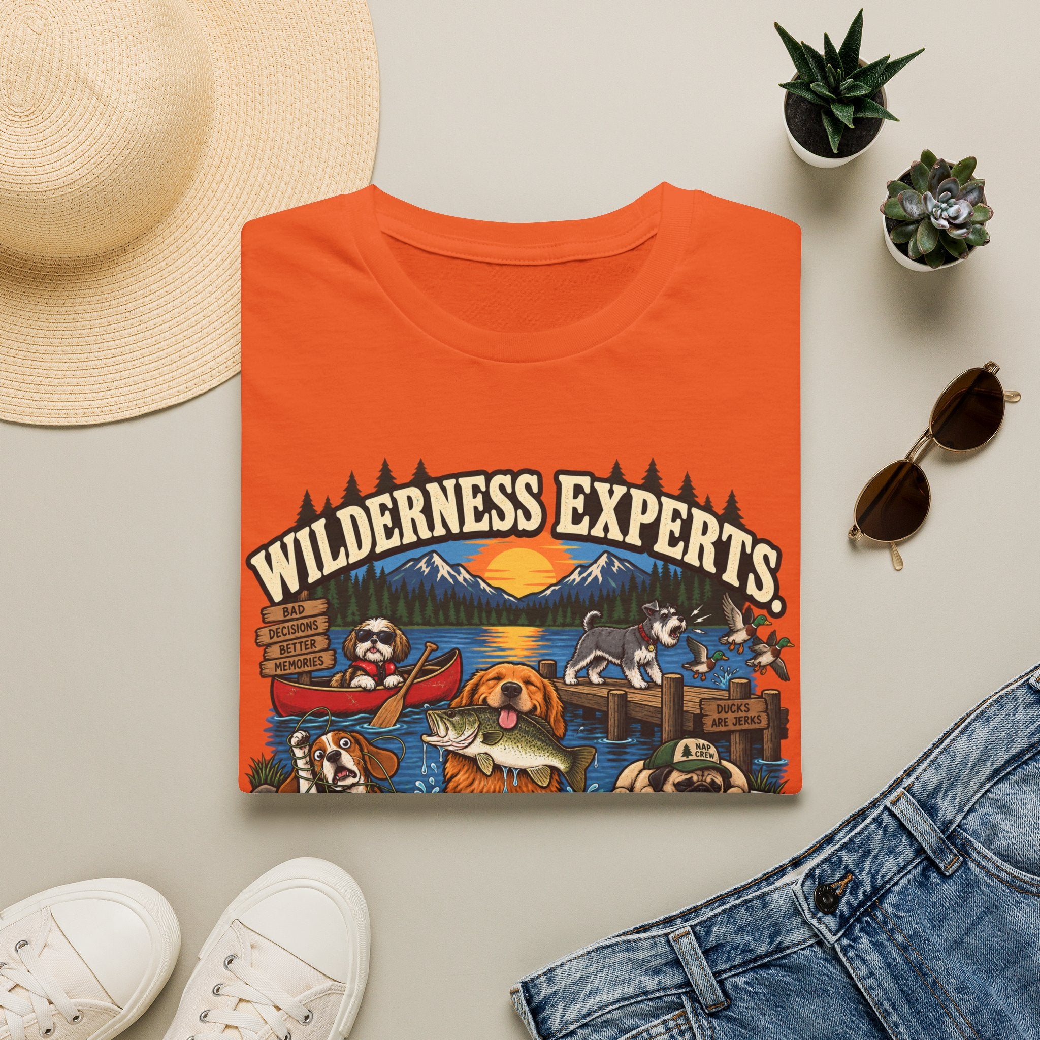 T-Shirt — Wilderness Experts Graphic Tee (Zero Qualifications)