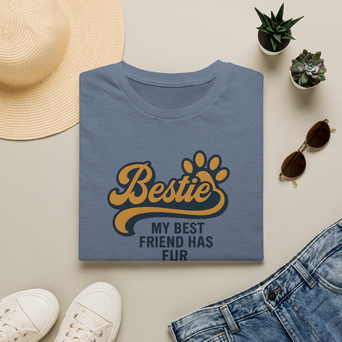 Bestie Fur Friend T-Shirt