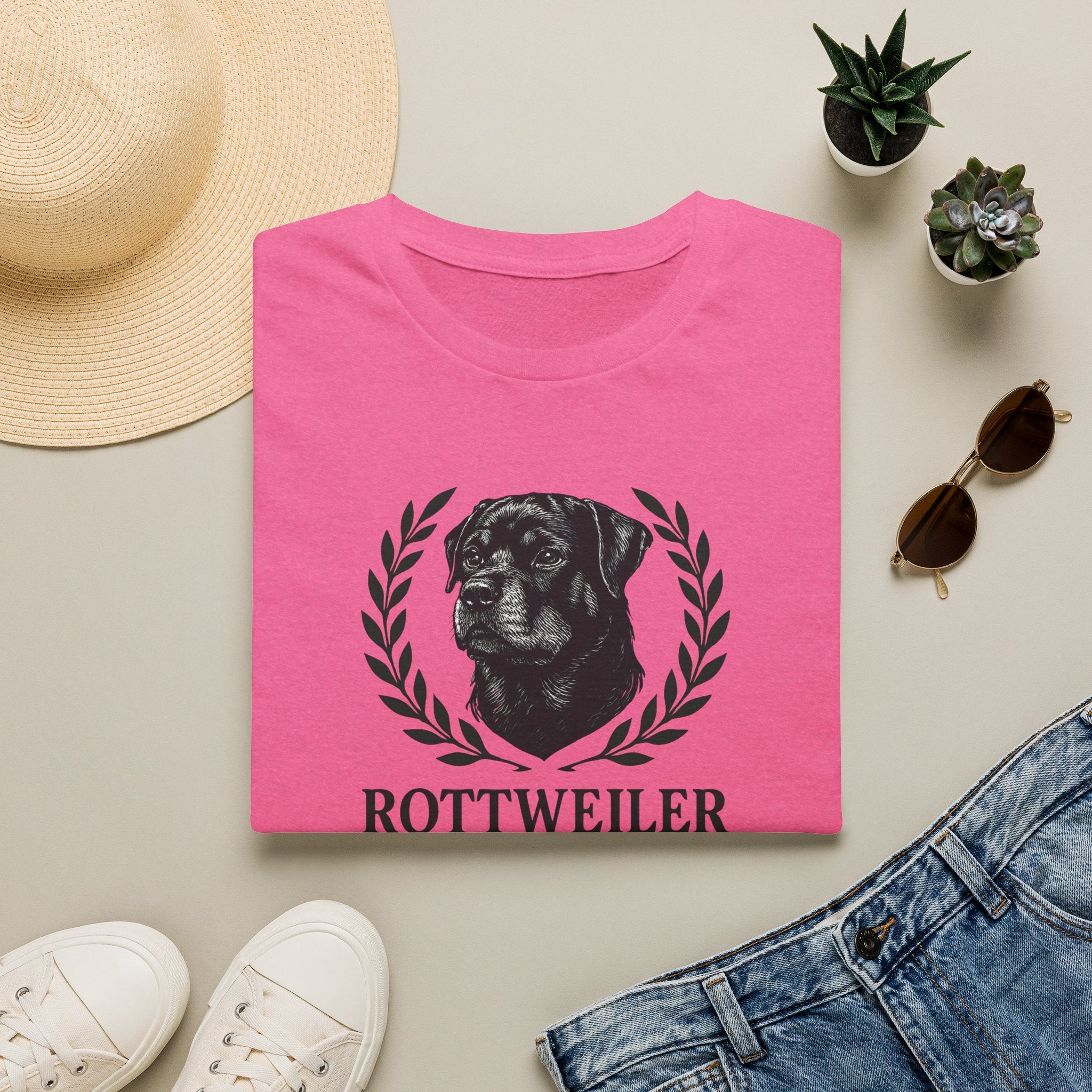 Rottweiler Dad Logo T-Shirt