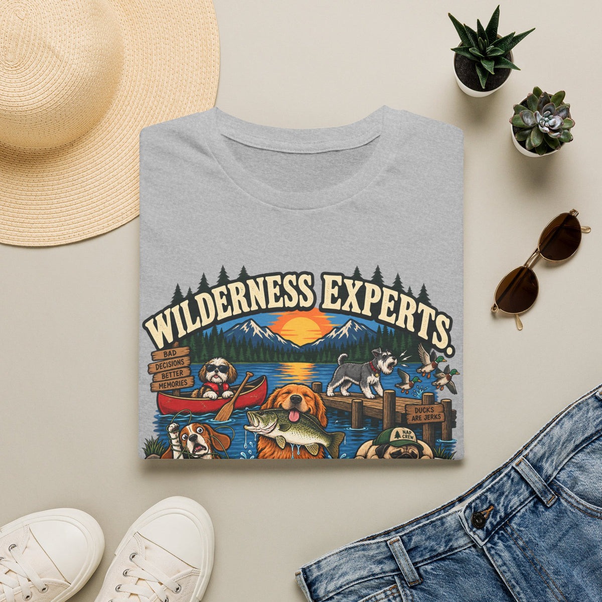T-Shirt — Wilderness Experts Graphic Tee (Zero Qualifications)