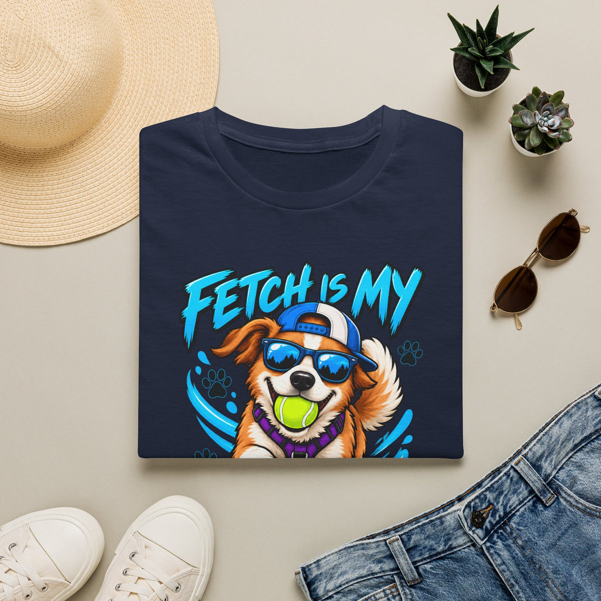 Fetch Is My Cardio Dog T-Shirt