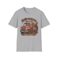 Canine Chaos Co. Vintage Dog Truck T-Shirt — Dogs Riding Pickup Graphic Tee