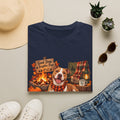 Dog Campfire T-Shirt — "Good Dogs Brighter Days" Fall Graphic Tee