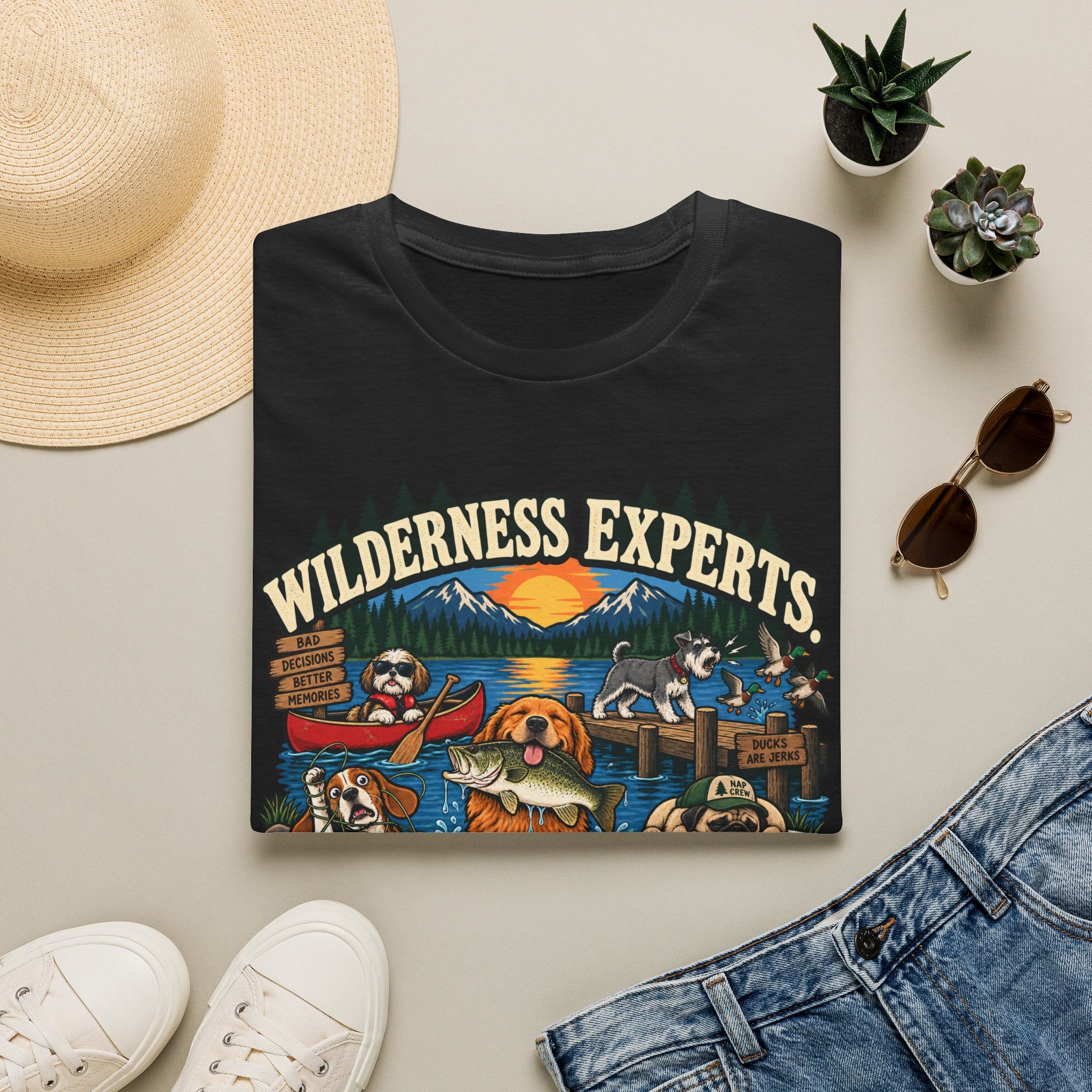 T-Shirt — Wilderness Experts Graphic Tee (Zero Qualifications)