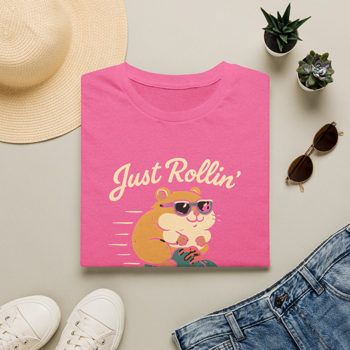 Just Rollin' Hamster T-Shirt