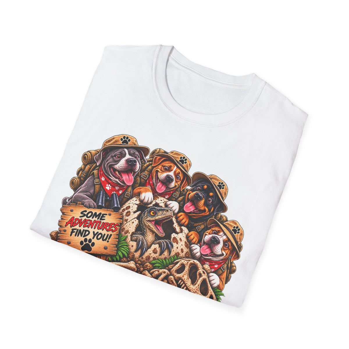 Cairn Chaos Co. Graphic T-Shirt — Cute Cairn Terrier Dog Adventure Design (Somewhere You’ll Find You)
