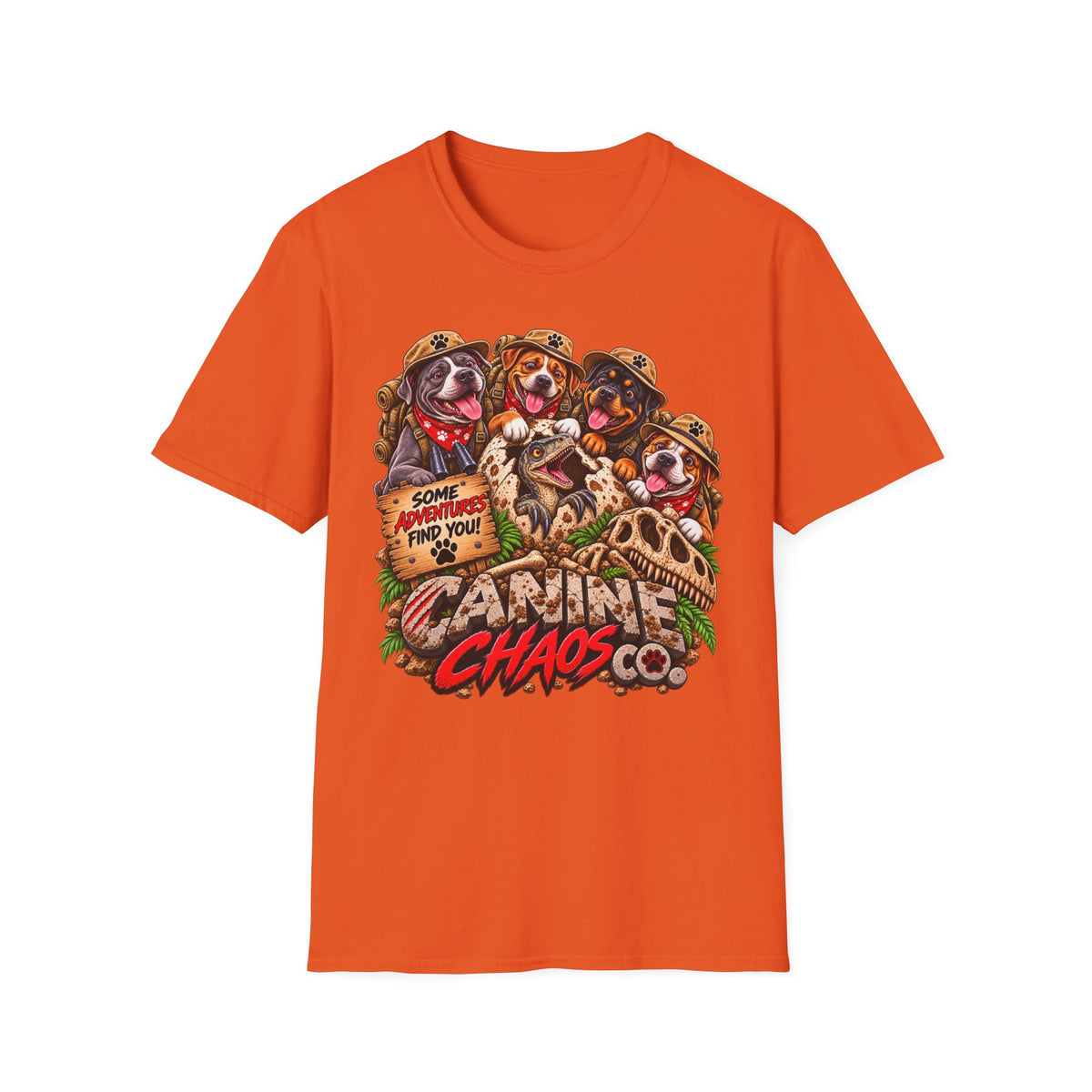 Cairn Chaos Co. Graphic T-Shirt — Cute Cairn Terrier Dog Adventure Design (Somewhere You’ll Find You)