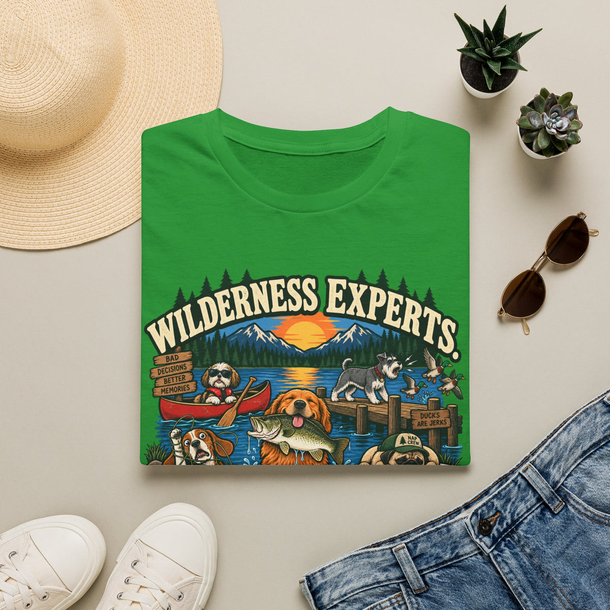 T-Shirt — Wilderness Experts Graphic Tee (Zero Qualifications)
