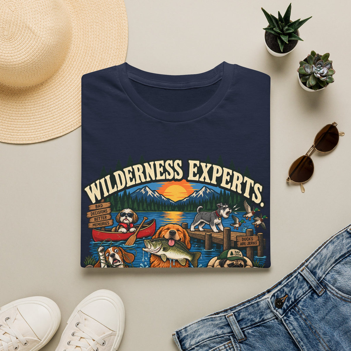 T-Shirt — Wilderness Experts Graphic Tee (Zero Qualifications)