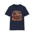Canine Chaos Co. Fall Tractor T-Shirt — Cute Dogs on Tractor, Harvest & Pumpkin Farm Tee