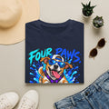 Four Paws Zero Chill T-Shirt — Fun Cool Dog Graphic Tee