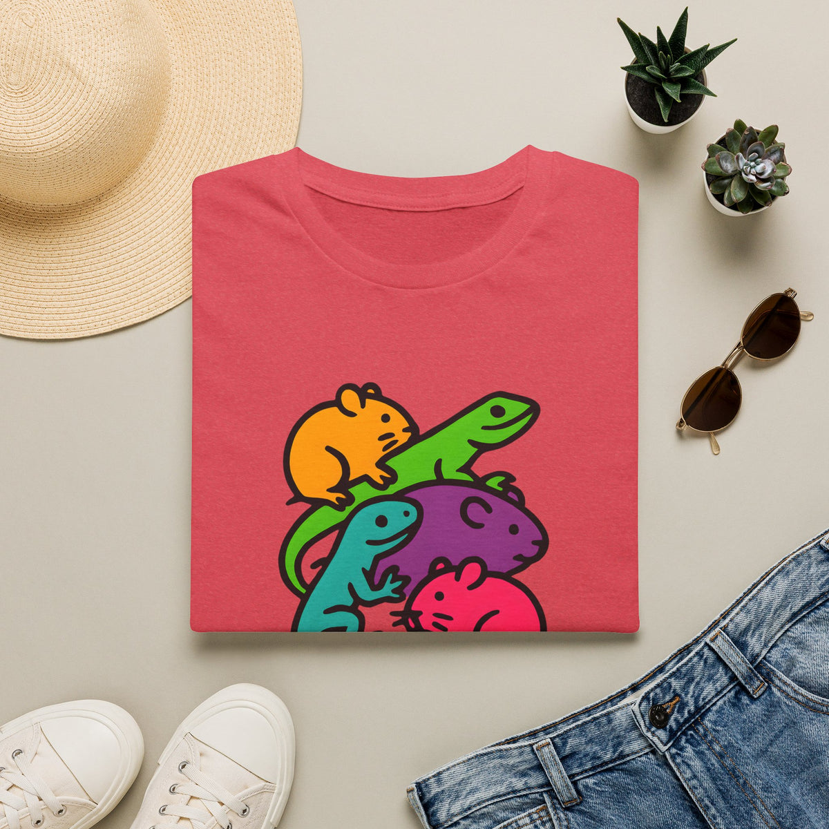 Colorful animal silhouettes T-Shirt