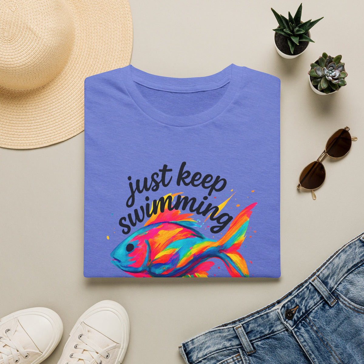 Colorful Rainbow Fish T-Shirt