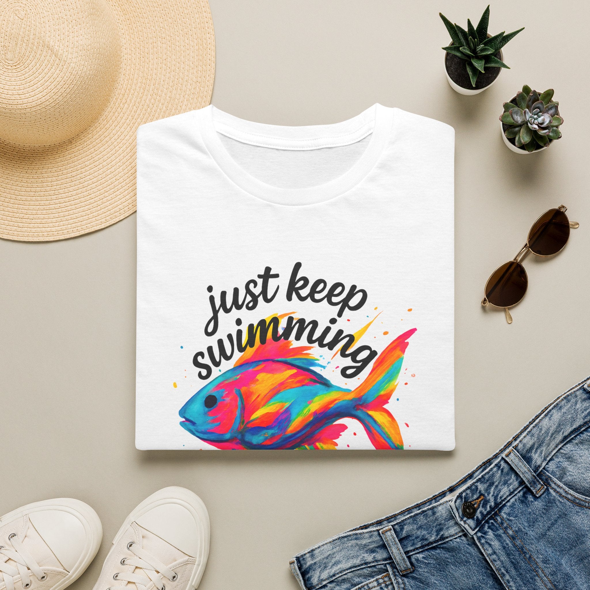 Colorful Rainbow Fish T-Shirt
