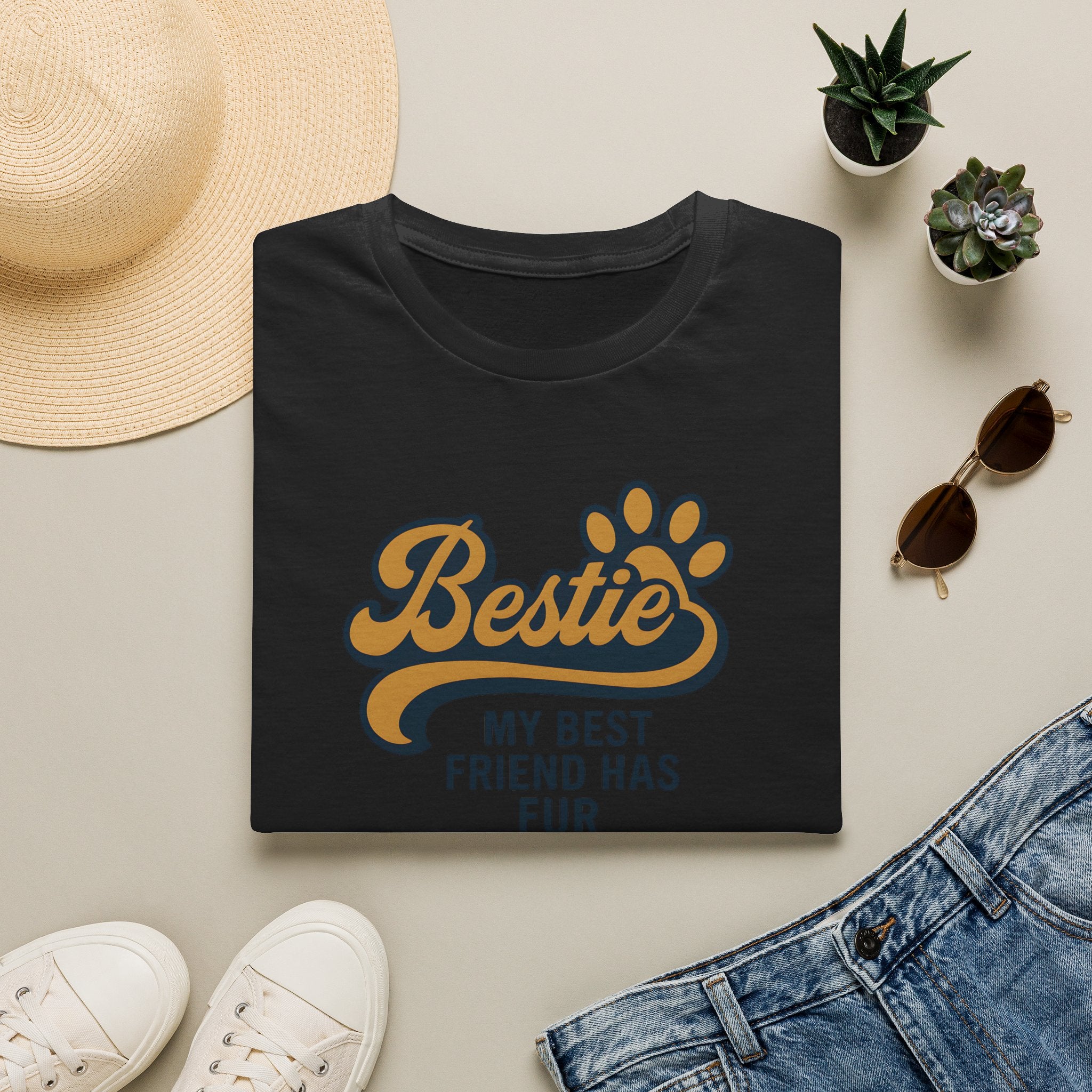 Bestie Fur Friend T-Shirt