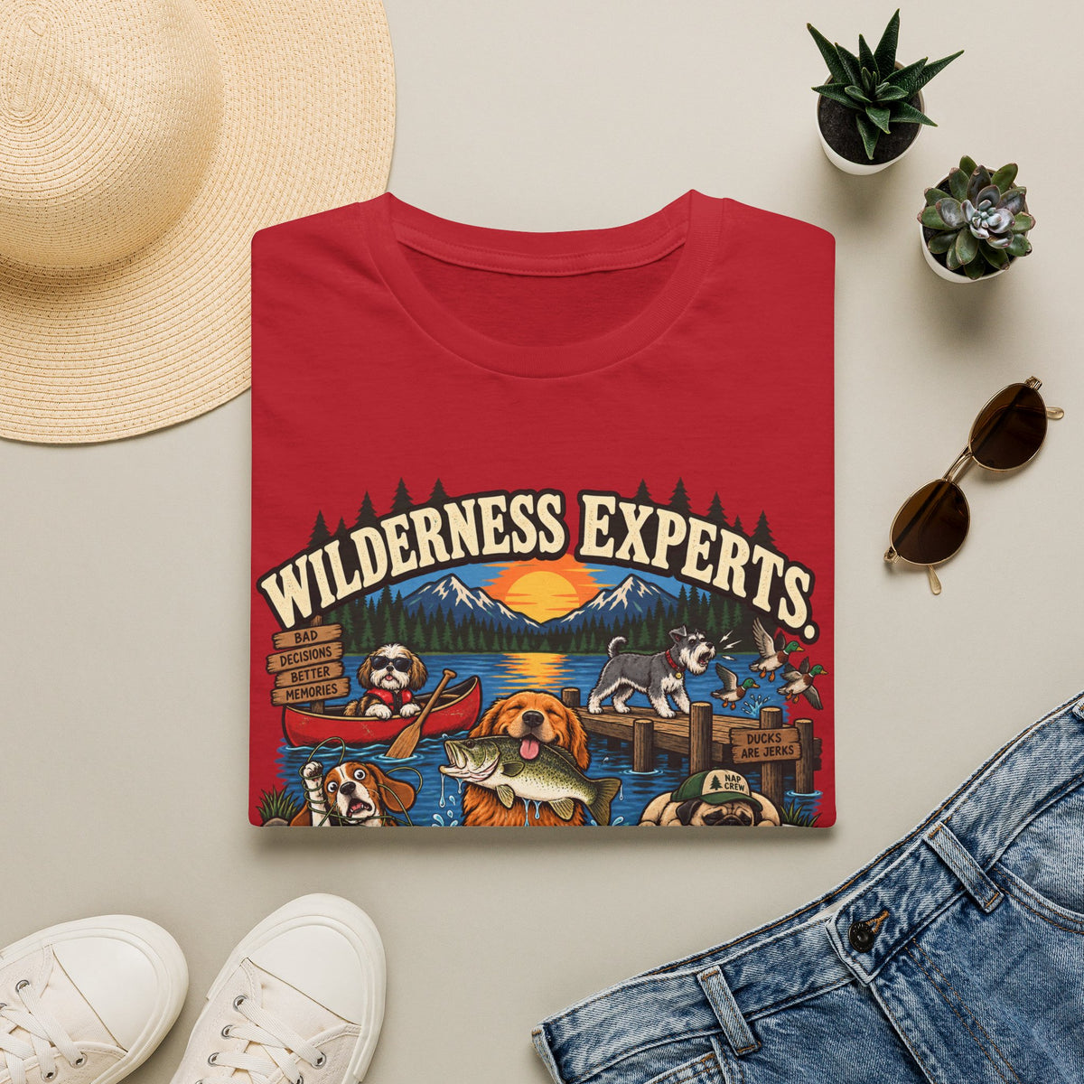 T-Shirt — Wilderness Experts Graphic Tee (Zero Qualifications)