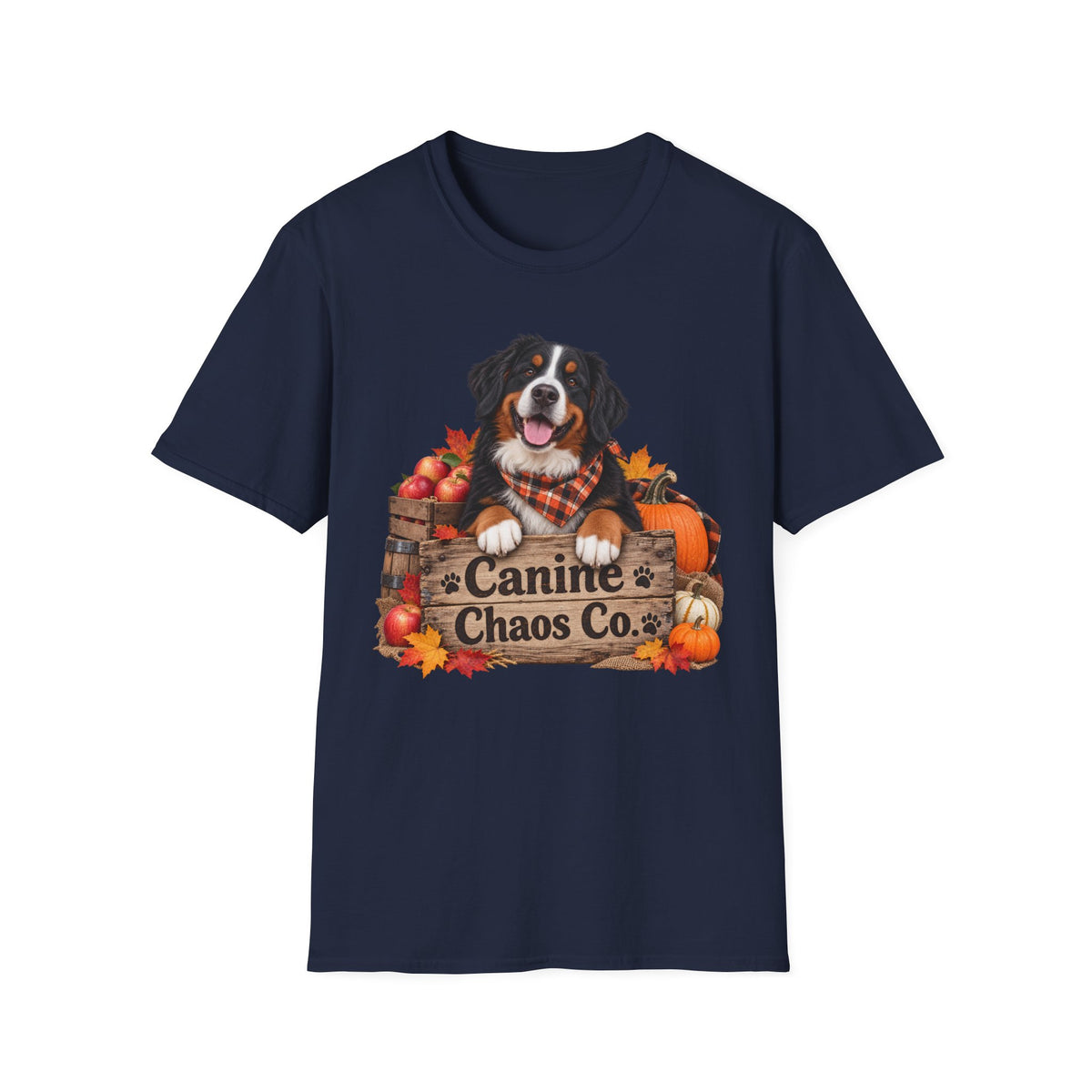 T-Shirt — Canine Chaos Co. Fall Dog Graphic Tee