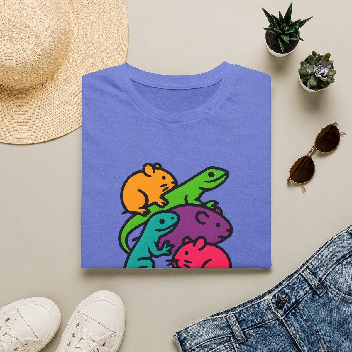 Colorful animal silhouettes T-Shirt