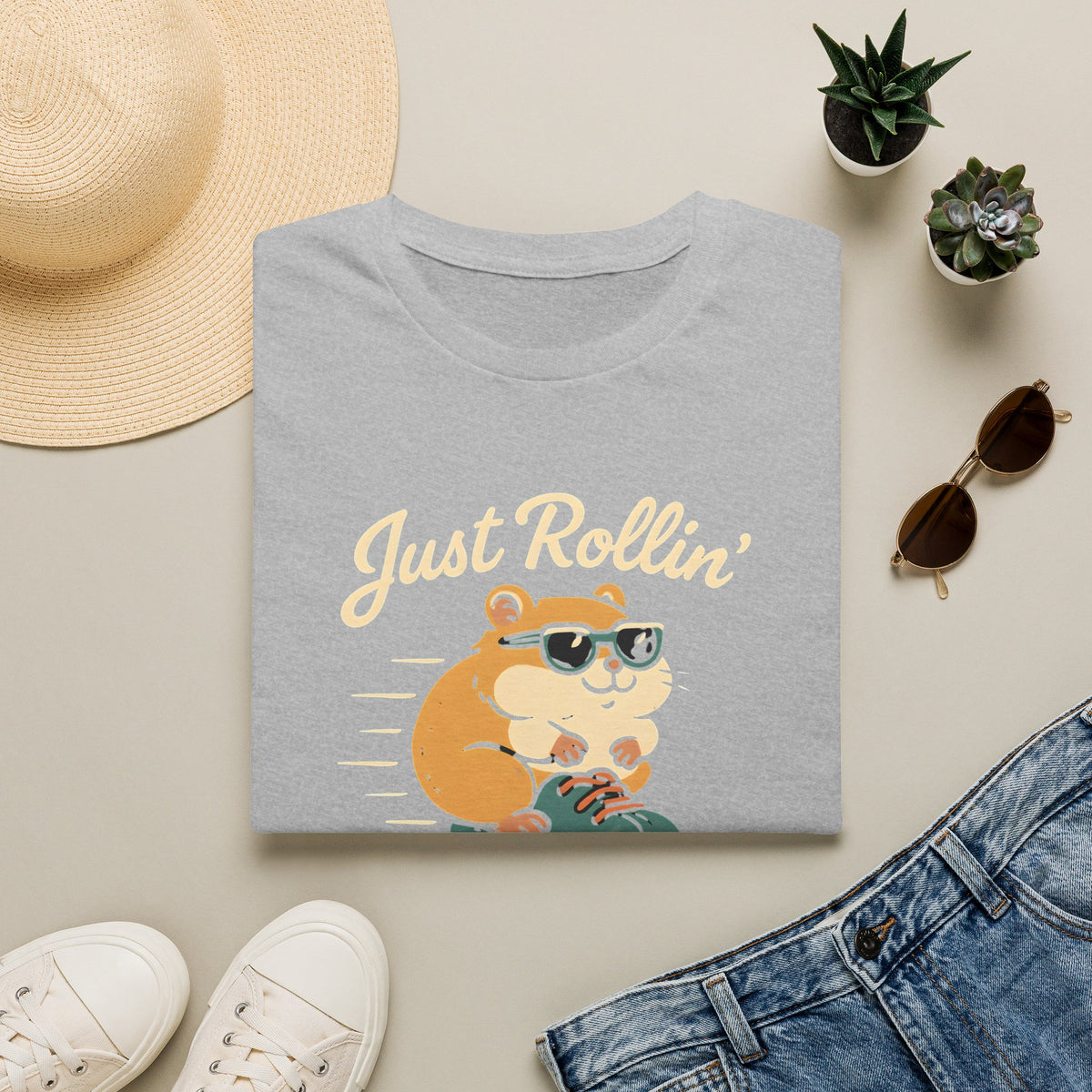 Just Rollin' Hamster T-Shirt