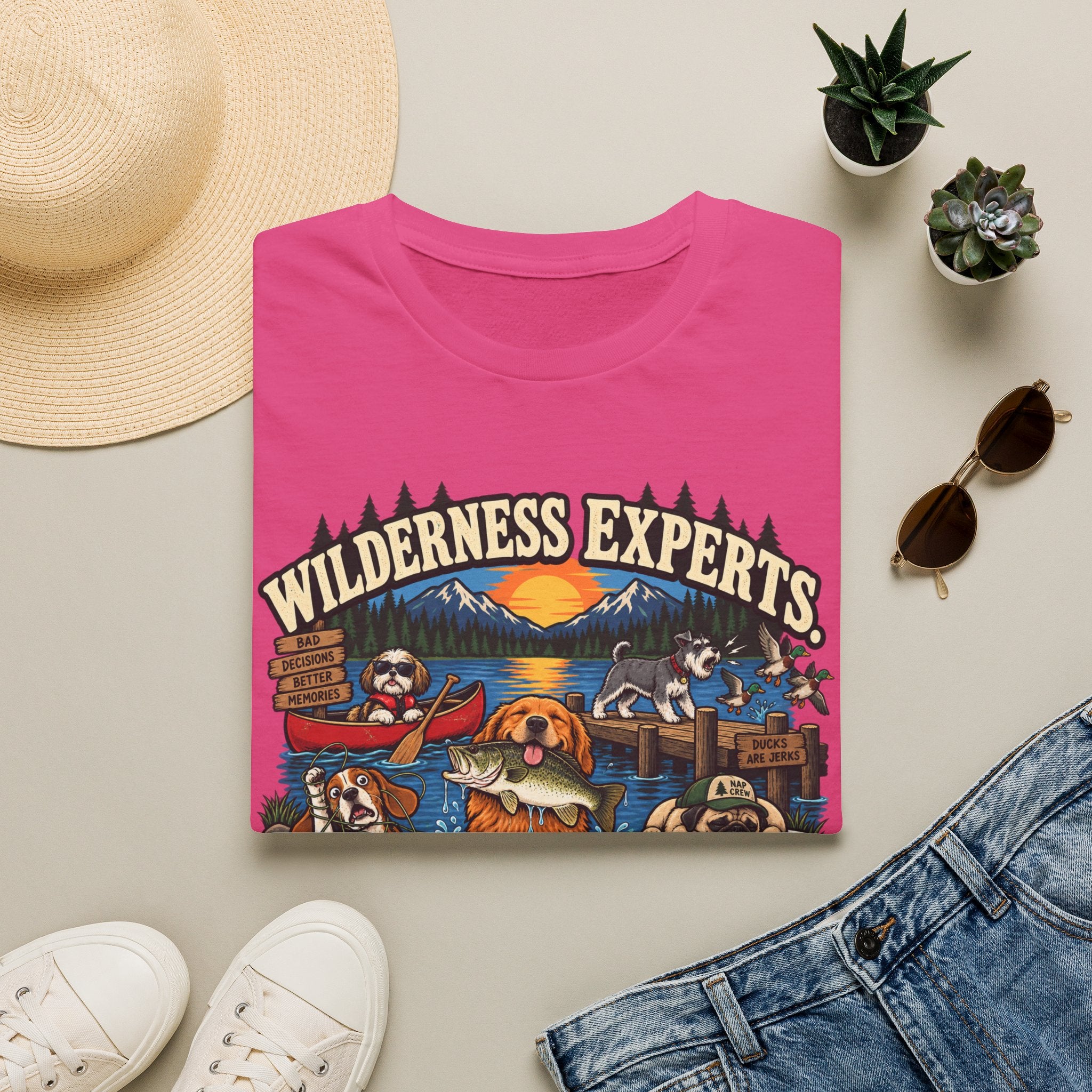 T-Shirt — Wilderness Experts Graphic Tee (Zero Qualifications)